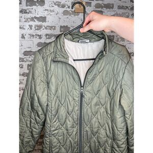 Eddie Bauer | women quilted full zip coat